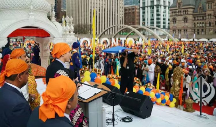 খালিস্তানিদের স্লোগান ট্রুডোর সামনেই, যা বলছে ভারত